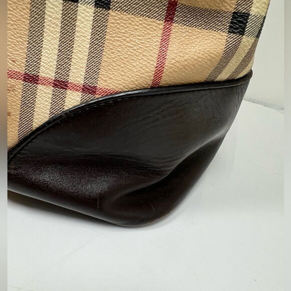 Burberry Haymarket Check Top Handle Bag - Picture 6 of 16